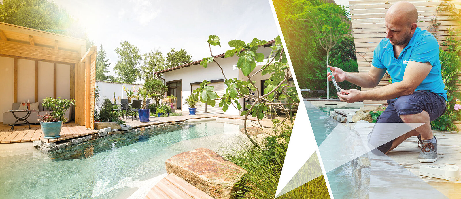 Naturpool - Biodesignpool vom Baumdenker und Gartengestalter