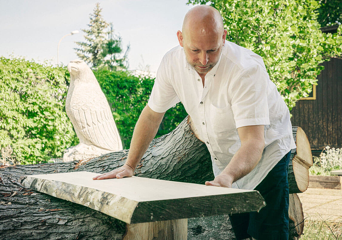 konstruktiver Holzbau im Garten